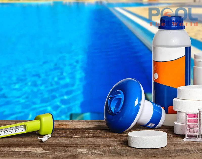 Nước hồ bơi màu "vàng chanh" hay "tím ngắt"? Cách dùng Đồng SUNPHAT CuSO4.5H2O